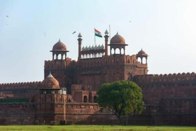 Delhi: Private Full-Day City Tour of Old and New Delhi - New Delhi icons: Qutb Minar, India Gate, and the government-building pass