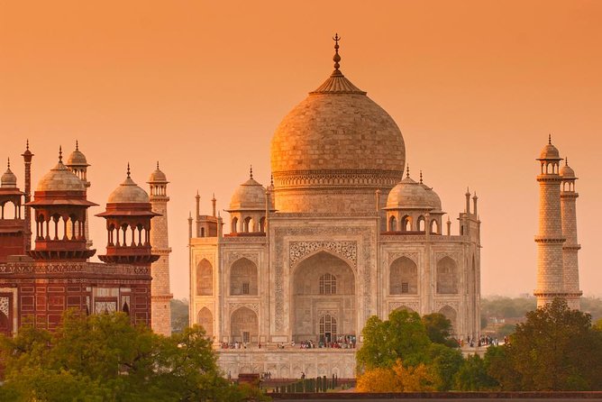From Delhi: Taj Mahal Sunrise, Agra Fort & Baby Taj Day Tour - Agra Fort: red sandstone power and Taj views from above