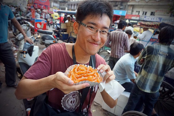 Old Delhi Street Food Tour - Chandni Chowk food stops: paratha, aloo chaat, dahi bhalla, jalebi