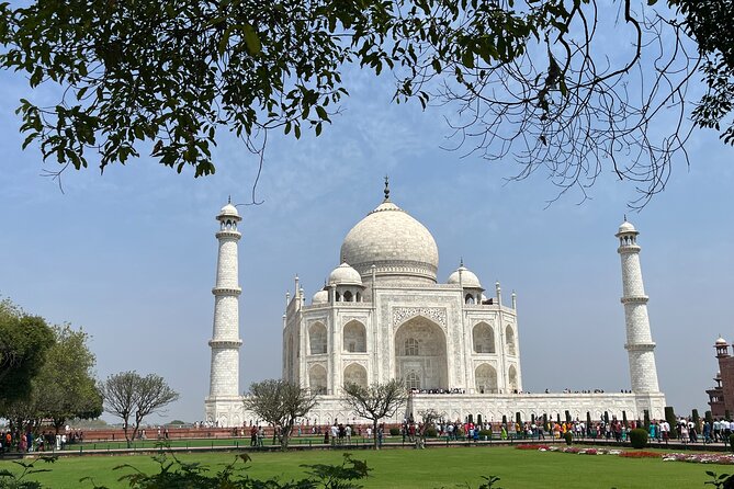Private Taj Mahal & Agra Day Tour from Delhi by Express Train - Mehtab Bagh (Sunset Point): the optional view across the river
