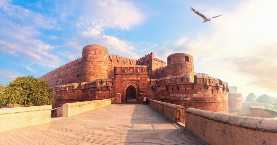 Same Day Taj Mahal, Fort & Baby Taj Tour from Delhi by Car - Agra Fort: red sandstone drama without the museum fatigue