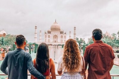 Taj Mahal, Agra Fort & Baby Taj Luxury Day Tour From Delhi By Car - Agra Fort inside the walls: palaces, mosques, and photo angles