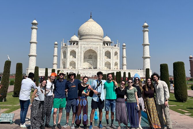 Taj Mahal & Agra Fort Tour from Delhi By Car with 5<em> Lunch – The Guides Make the Difference (From Tickets to Crowd Control)’ /><br />
This is where the day often rises above a basic transport-and-entry package. The tour is driven by your guide, and the best outcomes depend on how well that person handles real-world friction points like security checks, crowd movement, and time management.</p>
<p><p>From the names and examples you’ll see in real-world accounts, you’ll notice a pattern:</p>
</p>
<ul>
<li>Guides like <strong>Owais</strong> are described as helping with tickets, explaining what you’re looking at, and even taking great photos.</li>
<li><strong>Nashit</strong> is praised for guiding passengers smoothly and dealing with tricky rule issues, like when someone brought a laptop that wasn’t allowed and needed help figuring out what to do.</li>
<li><strong>Aqib</strong> stands out for sharing history and making photo moments easier.</li>
<li><strong>Abdul</strong> is repeatedly mentioned for being friendly, while also keeping the driving and overall flow calm.</li>
<li><strong>Zeeshan</strong>, <strong>Rashid</strong>, and <strong>Azar</strong> come up for clear explanations, helpful pacing, and making it feel like you saw the whole story rather than just the highlights.</li>
<li><strong>Amir</strong> is noted for tailoring the visit to the needs of the group and keeping the experience comfortable, especially for women traveling.</li>
</ul>
<p><p>What you should take from this: you’re not just buying entry tickets. You’re paying for someone to translate the site while also solving day-of problems.</p>
</p>
<p><p>And yes, many guides help with photos. Don’t expect magic without effort, but if you care about capturing the Taj Mahal properly, a guide who knows good positions and how to manage brief crowd gaps can change your results.</p>
</p>
<h2 id="price-and-value-32-50-per-person-but-what-youre-really-buying">Price and Value: $32.50 Per Person, But What You’re Really Buying</h2>
<p><img src=