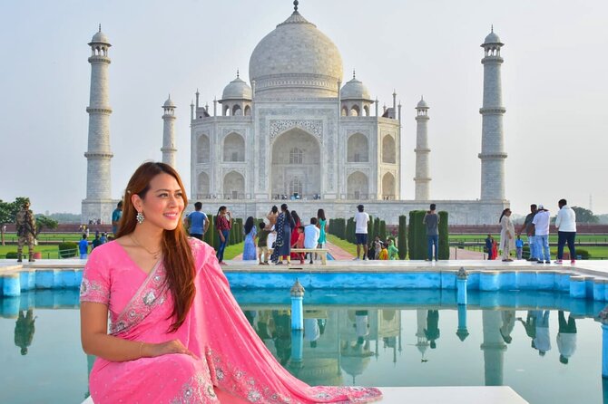 Taj Mahal & Agra Private Tour By AC Car From Delhi with 5</em> Meal – Itmad-ud-Daulah: the shorter stop that adds depth’ /><br />
Then comes the quieter gem of the itinerary: <strong>Itmad-ud-Daulah</strong>. This mausoleum is described as <strong>jewel box-shaped</strong>, and it was built by Nur Jahan for her father. The tour gives it about <strong>30 minutes</strong> on the schedule, with admission included.</p>
<p><p>It’s a smaller time block, but that can be a good thing. You can slow down without feeling like you’re skipping everything. Many people miss this kind of site when they only chase the biggest name. Getting it in here helps you see Agra as more than one monument.</p>
</p>
<p><p>This tour also mentions <strong>Mehtab Bagh</strong> as an optional pairing. If your schedule allows, asking about that swap can be worth it, especially if you want an alternate viewpoint area connected to the Taj.</p>
</p>
<h2 id="5-star-buffet-meal-option-plan-it-dont-just-hope-for-it">5-star buffet meal option: plan it, don’t just hope for it</h2>
<p> Meal – 5-star buffet meal option: plan it, don’t just hope for it’ /><br />
Agra can be hungry work on a day trip. This tour includes <strong>breakfast or lunch at a 5-star restaurant</strong> if you select the meal option, timed to match your pick-up. If you’re picked up early, you’re more likely to get breakfast; if it’s later, lunch usually makes more sense.</p>
<p><p>The restaurant part matters because it reduces the chance you’ll spend time searching for a clean, reliable meal after long travel. You also won’t have to manage lunch as a separate task—your day stays in one lane.</p>
</p>
<p><p>Two practical notes:</p>
</p>
<ul>
<li>The tour doesn’t include drinks with lunch, so budget a little extra if you want sodas or other beverages.</li>
<li>There’s time built in for the meal stop—about <strong>1 hour</strong> on the itinerary.</li>
</ul>
<h2 id="what-this-tour-feels-like-in-real-logistics">What this tour feels like in real logistics</h2>
<p><img src=