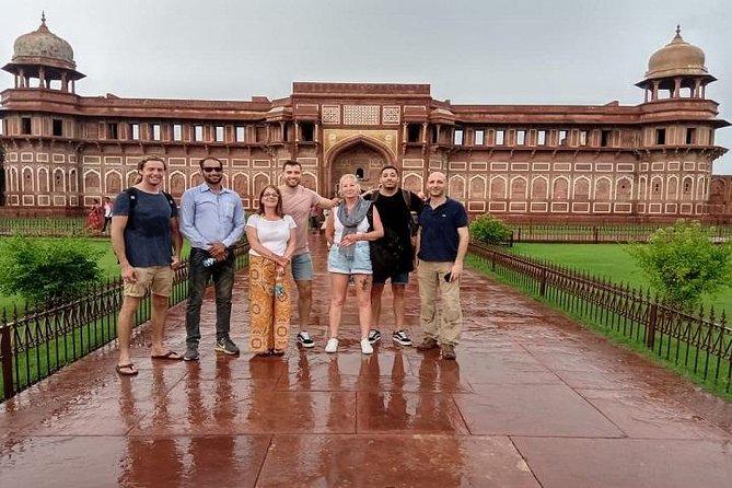 Taj Mahal Day Trip From Delhi By Superfast Train With 5<em> Meal – Itimad-ud-Daulah (Baby Taj): the calmer marble stop’ /><br />
Then you get to the Baby Taj, also known as <strong>Itimad-ud-Daulah</strong>. It’s described as a stunning marble tomb built by Empress Nur Jahan for her father, and that “tomb with personality” angle is exactly why this stop works so well in a single-day format.</p>
<p><p>Your time here is about an hour, with <strong>admission included</strong>. This stop is often less about big crowds and more about close visual attention—marble details and the way light plays across the surfaces. It’s also a good emotional break after Agra Fort because it feels more delicate and refined.</p>
</p>
<p><p>If you love photography, this is one of the places where planning your pace helps. Take your time with angles and textures, and don’t treat it like the final sprint before the train. Even within an hour, you can get a lot if you’re not rushing yourself.</p>
</p>
<h2 id="included-guide-service-and-monument-fees-where-the-value-really-hides">Included guide service and monument fees: where the value really hides</h2>
<p> Meal – Included guide service and monument fees: where the value really hides’ /><br />
On paper, the price is straightforward: <strong>$98 per person</strong>. But the value is in what you’re not paying separately while you’re on the move. This package includes <strong>monument entrance fees</strong>, <strong>live guide service</strong>, and <strong>round-trip AC train coach fare</strong>, plus <strong>pickup and drop-off</strong>.</p>
<p><p>Those “extras” add up fast in real life, especially when you’re trying to see multiple sites in a single day. Here, the tour is built so you can focus on the sightseeing, not the administrative parts of sightseeing.</p>
</p>
<p><p>It also helps that it’s private. The tour/activity is set up so only your group participates, which makes a difference for timing, questions, and photo stops. You won’t have to compete with a big shared group rhythm.</p>
</p>
<p><p>One more practical note: confirmation is received at booking, and you get a <strong>mobile ticket</strong>. That saves hassle when you’re bouncing between station and sites.</p>
</p>
<h2 id="shopping-time-in-agra-keep-it-light-and-purposeful">Shopping time in Agra: keep it light and purposeful</h2>
<p><img src=